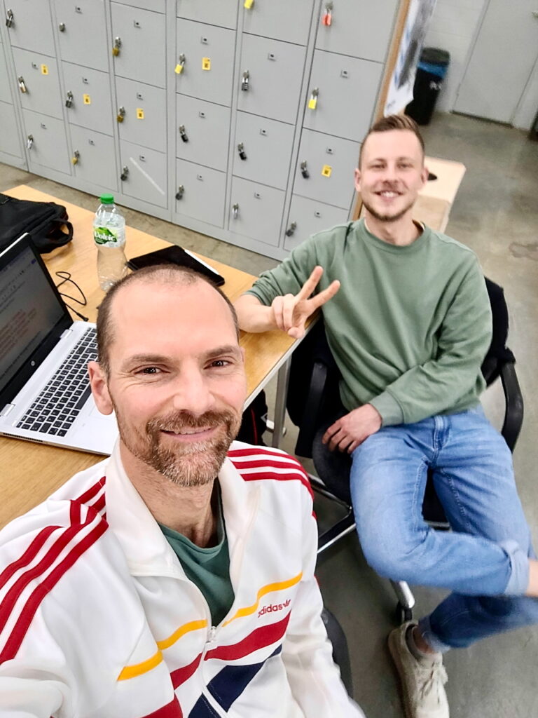 Robert & Daniel im Coworking